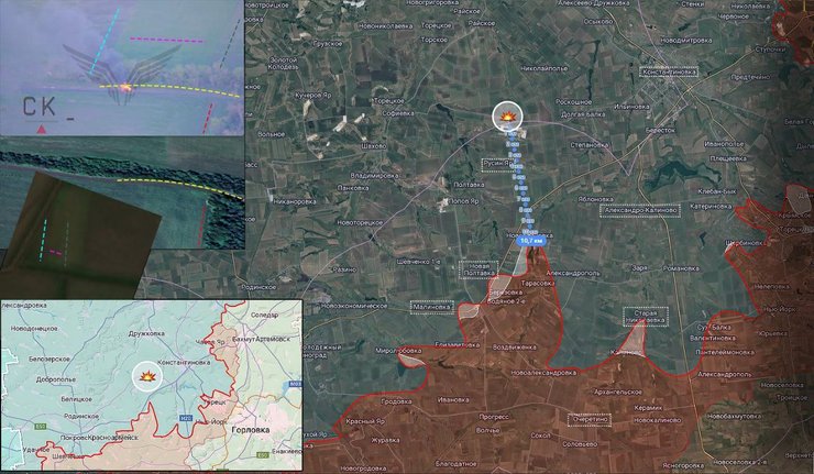 HIMARS в ЗСУ, удар РФ, атака FPV-дронів РФ, Донецька область, карта, Русин Яр