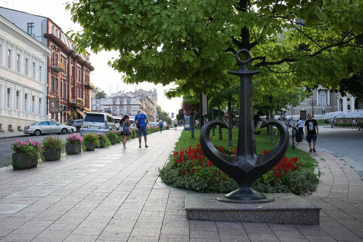 Одесса, сердце якорь, достопримечательности Одессы, Приморский бульвар