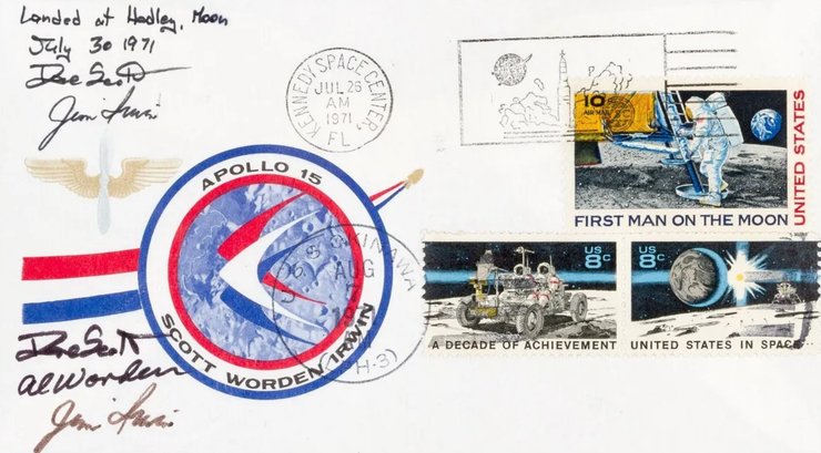 конверт Зигера Аполлон 15