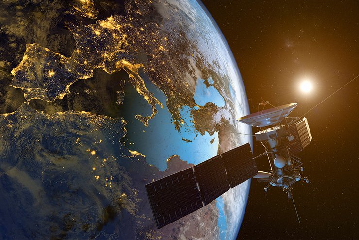 интернет, спутник, SpaceX, Илон Маск, орбита, карта Европы