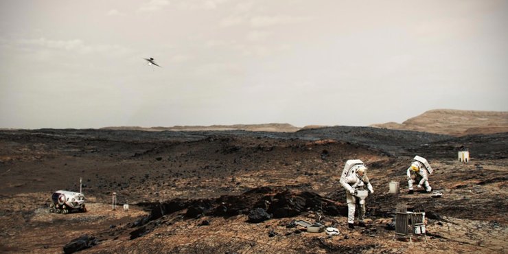 Марс, колонизация, Красная планета, база, NASA, SpaceX, поселение