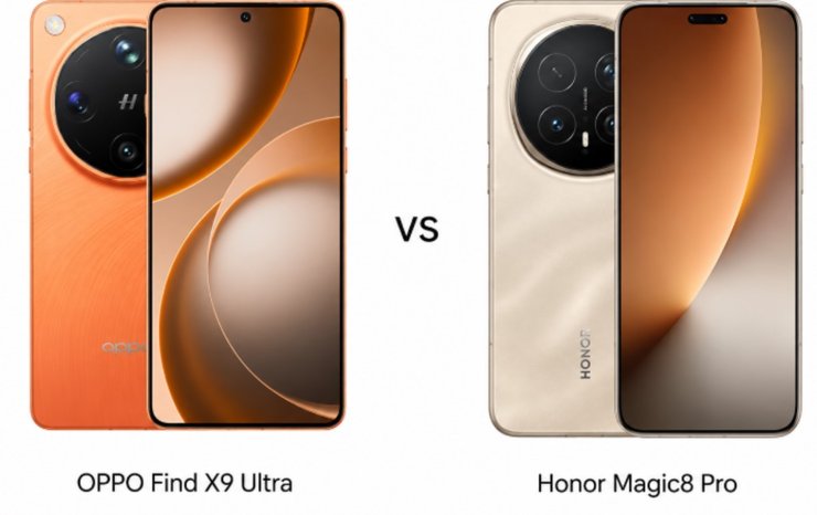 порівняння OPPO Find X9 Ultra і Honor Magic8 Pro і OPPO Find X9 Ultra