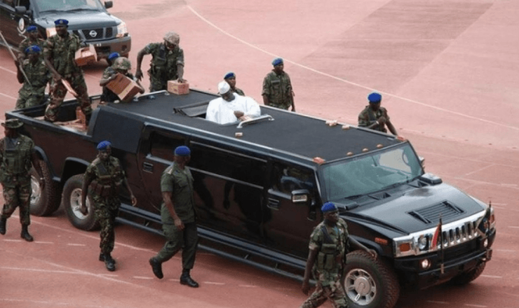 президентський кортеж, кортеж Джамме