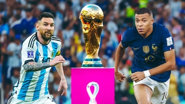 Лионель Месси и Килиан Мбаппе