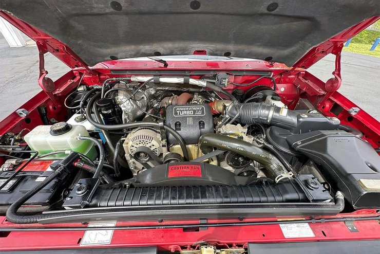 Ford F-350 1997, Ford F-350, самосвал Ford, грузовик Ford