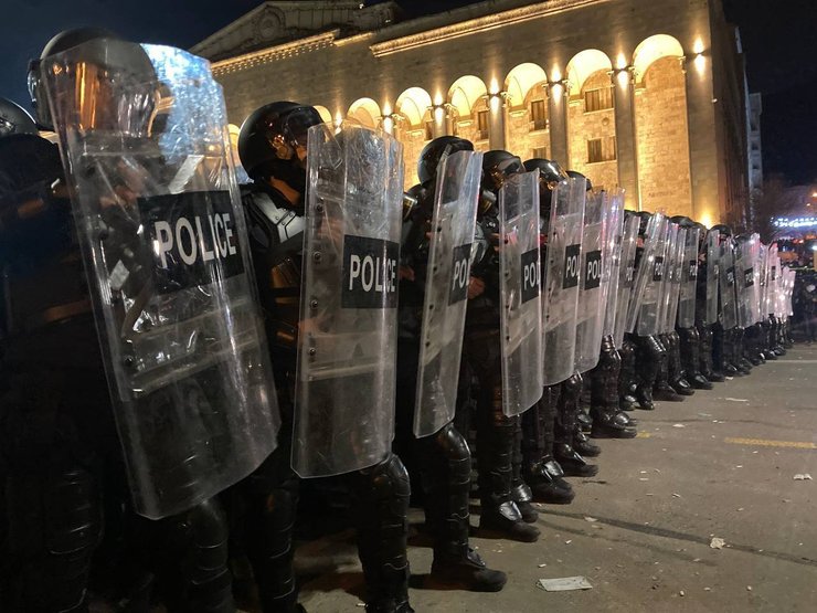 грузия, тбилиси, протест, полиция