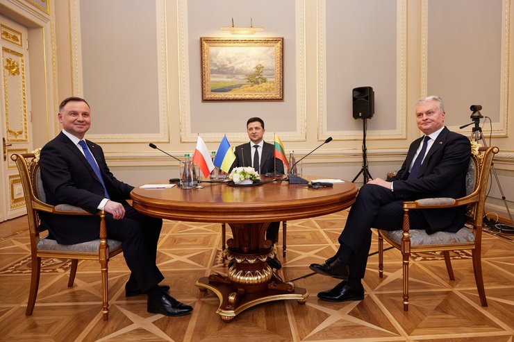 литва, польша, украины, Зеленский, науседа, дуда