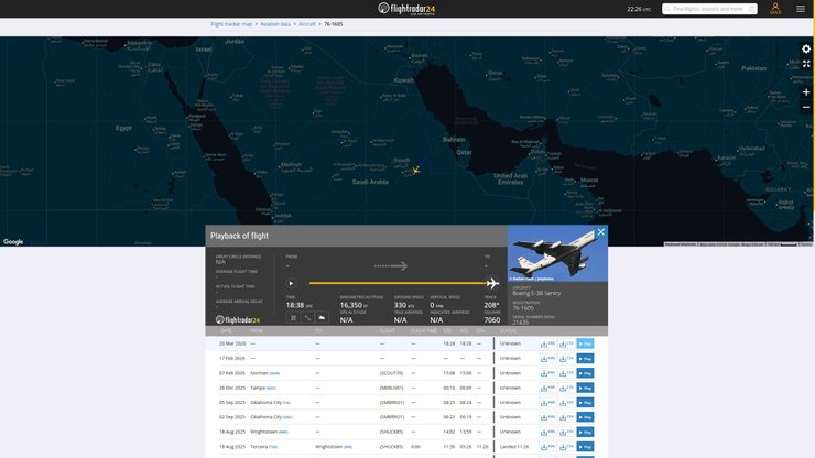Маршрут літака