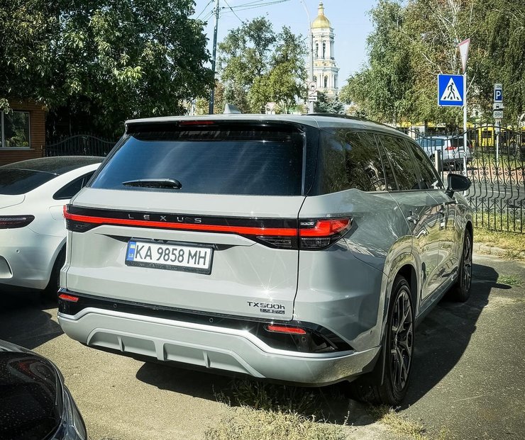 Lexus TX500, Lexus TX, новий Lexus TX, Lexus TX 2024, кросовер Lexus