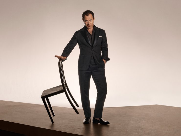 Brioni, джуд лоу, рафф лоу, джуд лоу сын, бриони