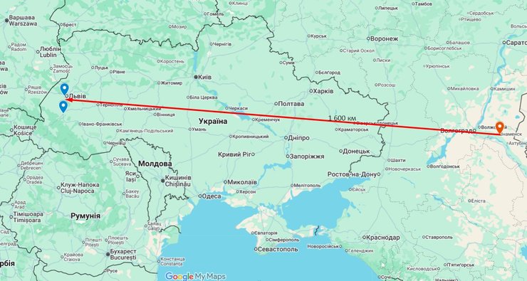 Сколько пролетела ракета Орешник от Капустиного Яра до Львова