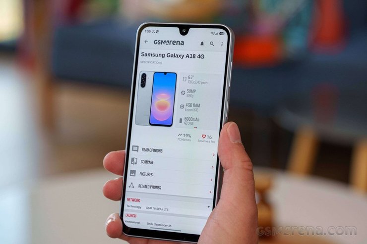 Телефон Samsung Galaxy A18