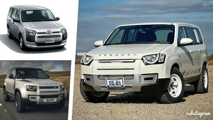 кросовер Toyota, Toyota Probox, тюнінг Toyota Probox, кросовер Toyota, Land Rover Defender