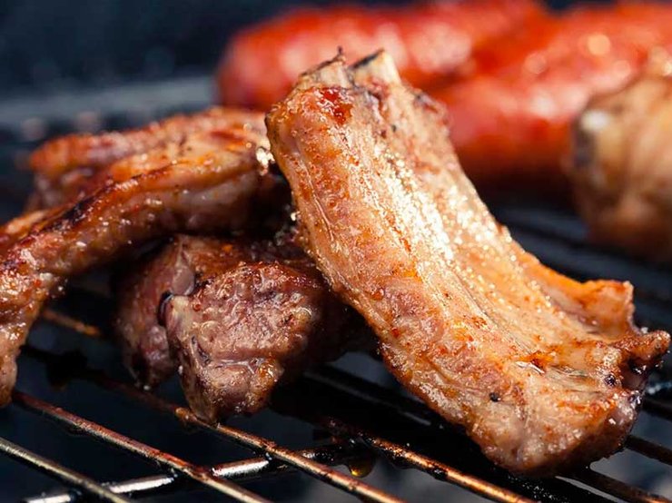реберця, маринад, гриль, пікнік