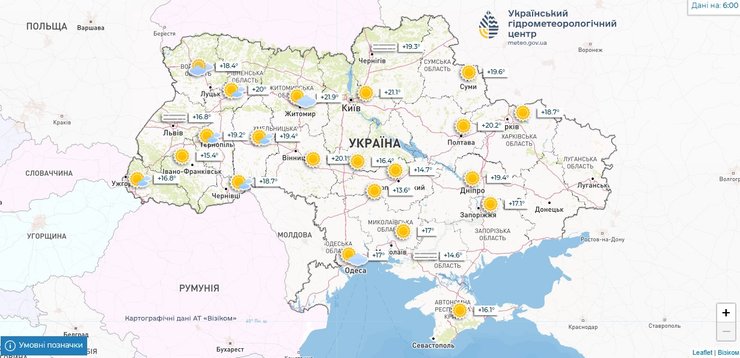 карта України