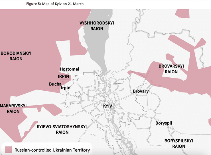 Карта оборони Києва