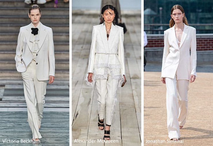 модные тенденции, весна-лето, 2020, костюмы