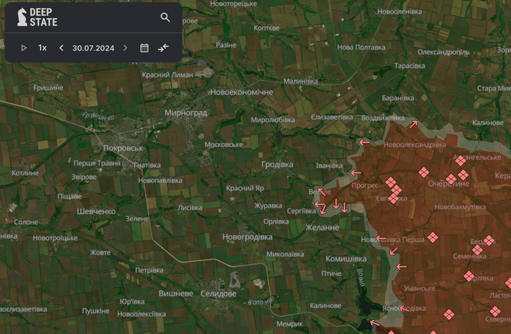 Карта бойових дій