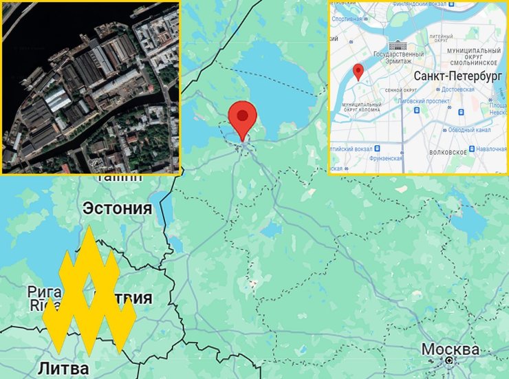Адмиралтейские верфи, судостроительный завод, санкт-петербург, россия