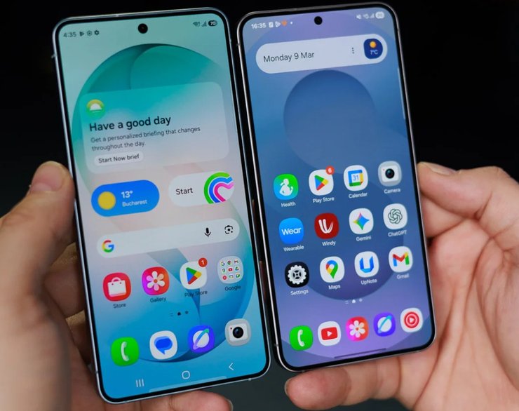 Samsung Galaxy S26 і Galaxy S25 екрани порівняння