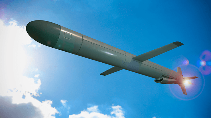 ракета буревісник в польоті