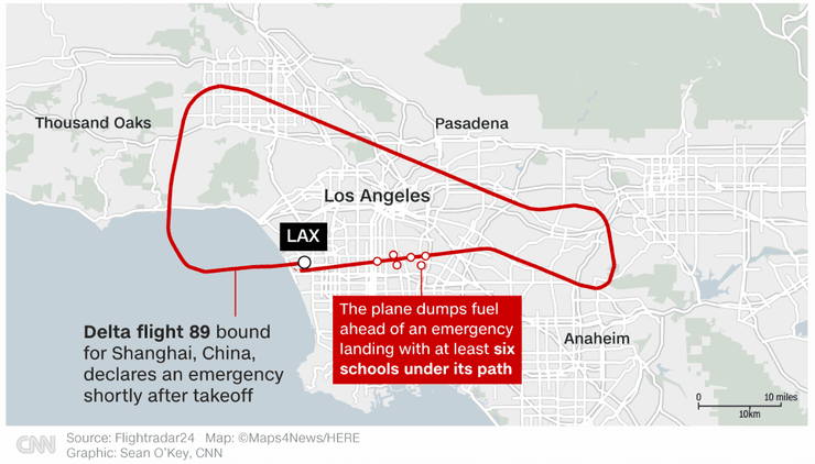 сша аварийный сброс топлива с самолета схема