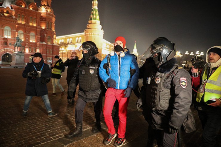 протесты, москва, навальный