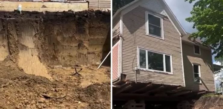 Семья узнала, что в их доме нет фундамента, жилье, недвижимость, проблемы, находки, проблема