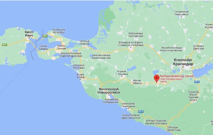 завод, нафтопереробний завод, пожежа на заводі, завод у краснодарському краї, Ільський завод, Ільський нафтопереробний завод