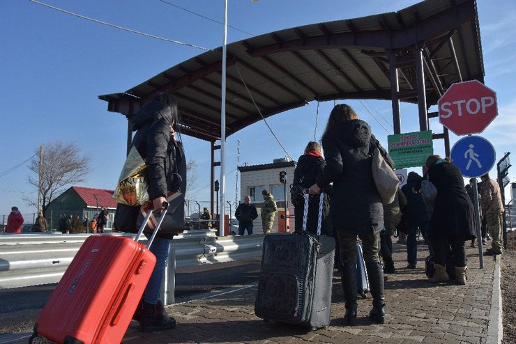 фото, Крым, транспортная блокада