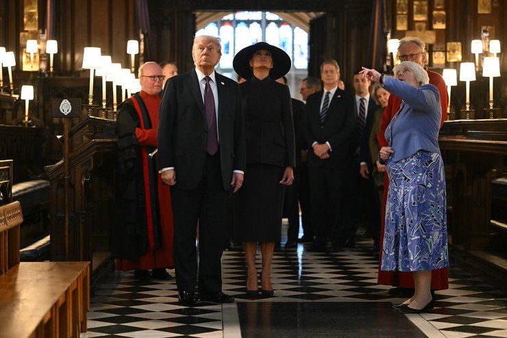 дональд трамп меланія трамп віндзорський замок