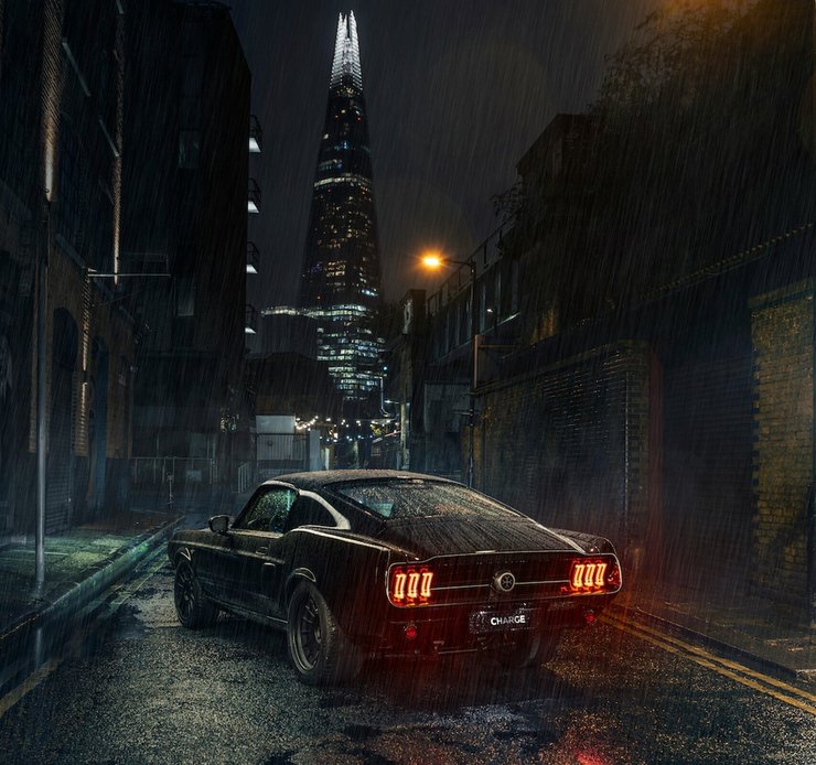 Електромобіль Ford Mustang, електромобіль Ford Mustang, Ford Mustang 1967, тюнінг Ford Mustang