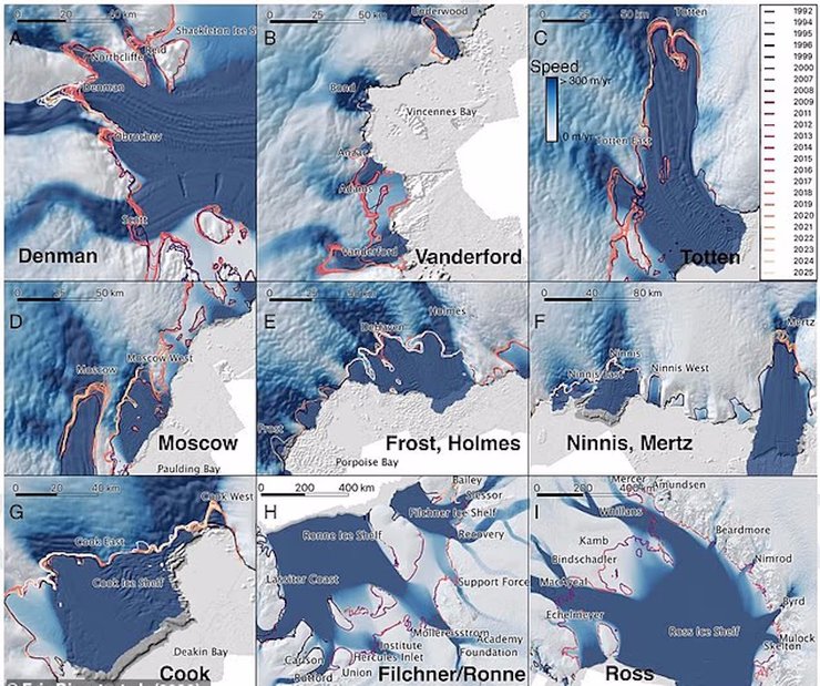 антарктида втрата льоду