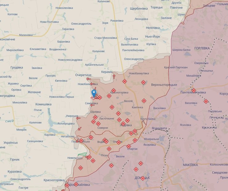 карта Украины Бердычи