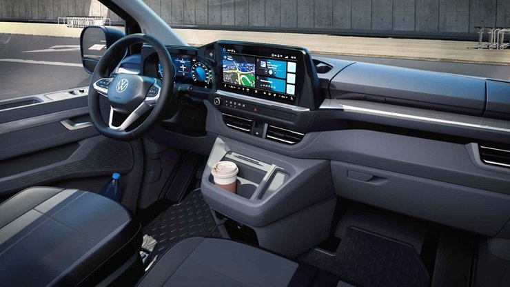 салон vw transporter, Volkswagen Transporter, новий Volkswagen Transporter, Volkswagen Transporter T7