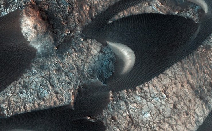 бархан, Марс