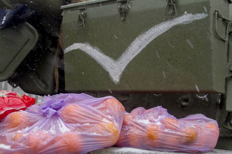 Новый год под Дебальцево