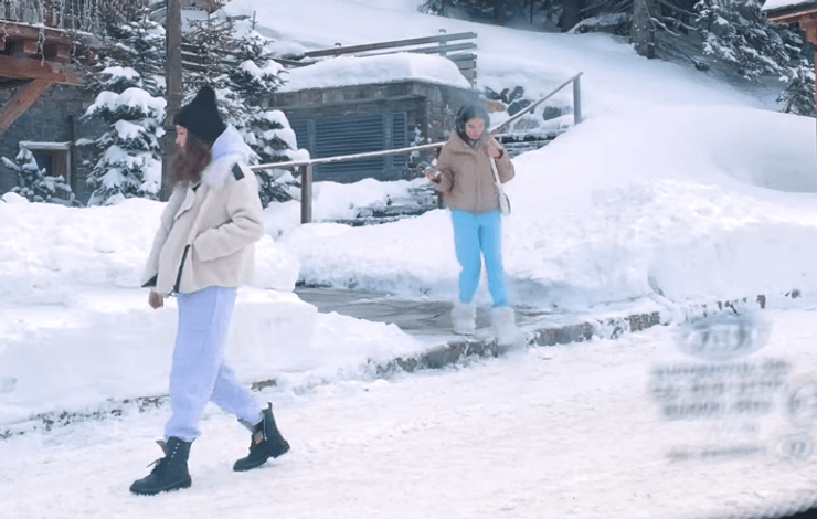 Супруга Андрея Бокарева, жена, дочь, Куршевель