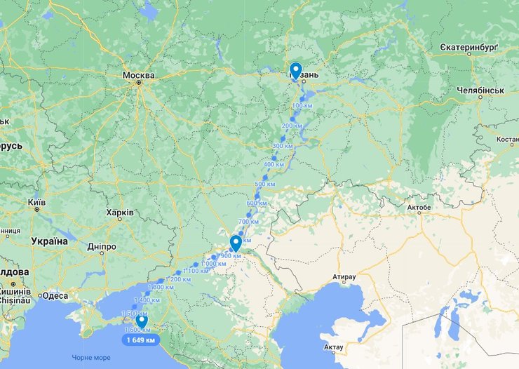 Ориентировочный маршрут