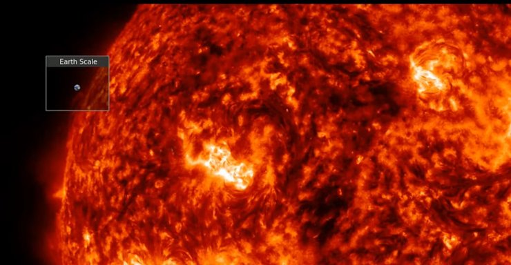 Солнце вспышка