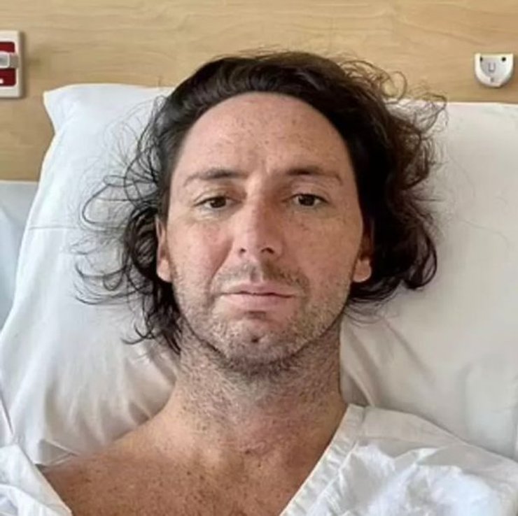 Мужчина, парень, австралец, больница, палата,