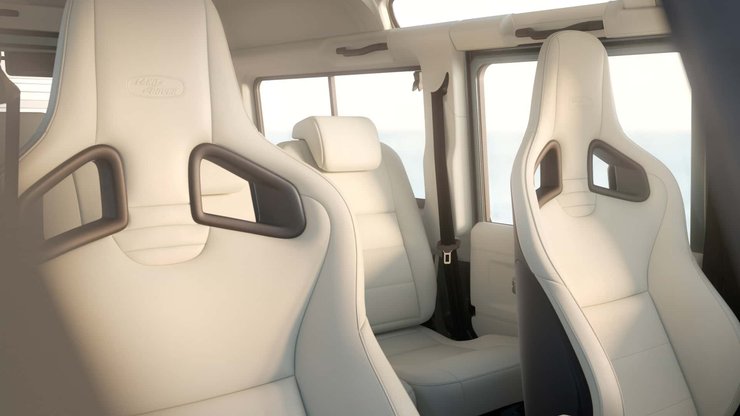 салон Land Rover Defender classic, новий Land Rover Defender, Land Rover Classic Defender