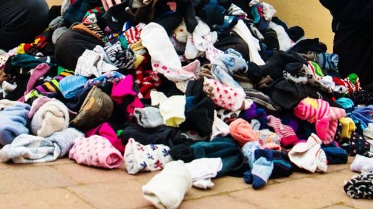 Гора носков, фото