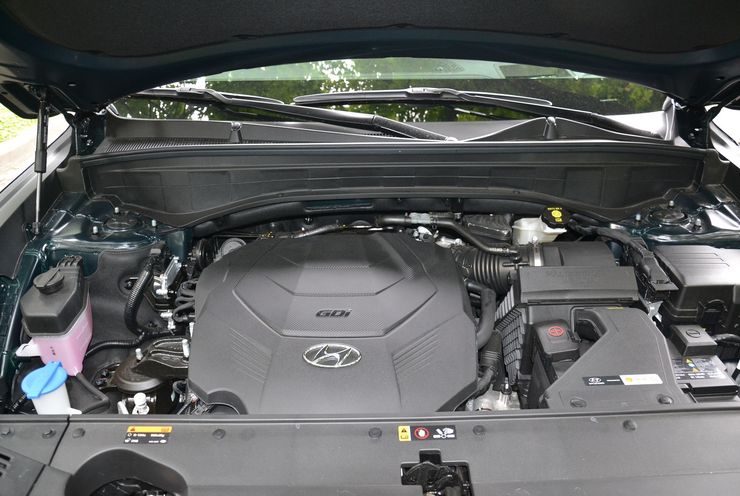 двигатель Hyundai Palisade, Hyundai Palisade 2023, Hyundai Palisade, новый Hyundai Palisade, кроссовер Hyundai