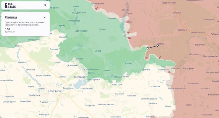 ЗС РФ пройшли 3 км м у Серебрянському лісі на Лиманському напрямку, 22 серпня