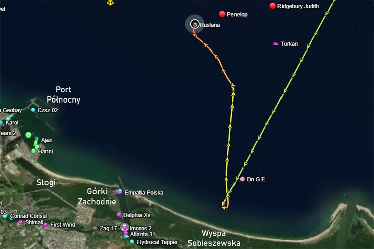 Российский ухогруз маршрут