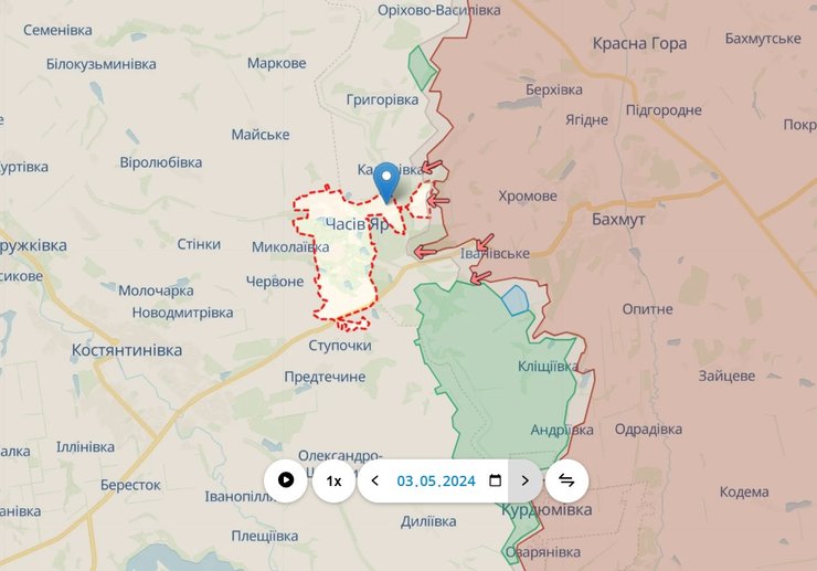 Бои на Донбассе, Часов Яр, 3 мая