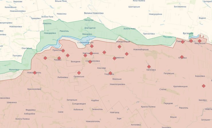 карта, контрнаступление, Бердянское направление