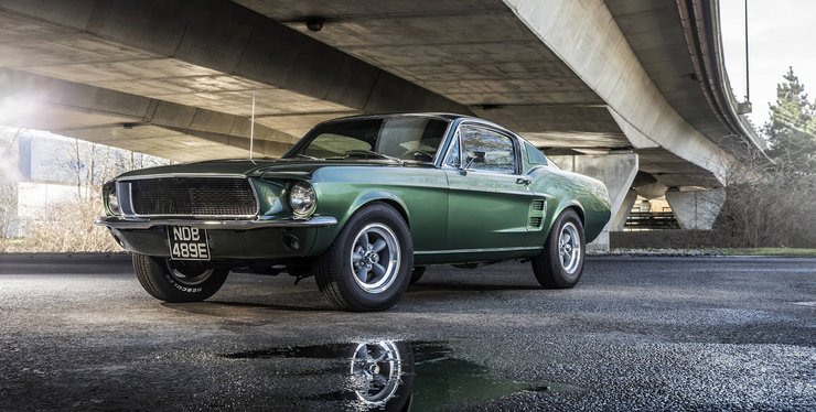 автомобиль форд, спорткар, буллит