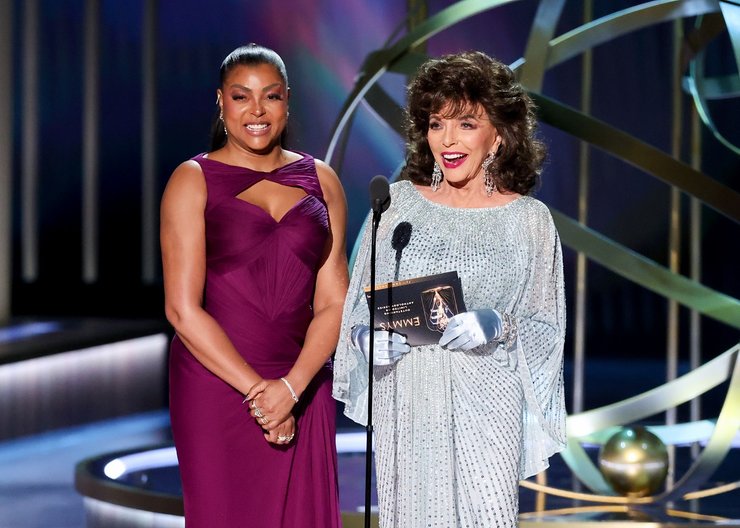 джоан коллінз, тараджі хенсон еммі